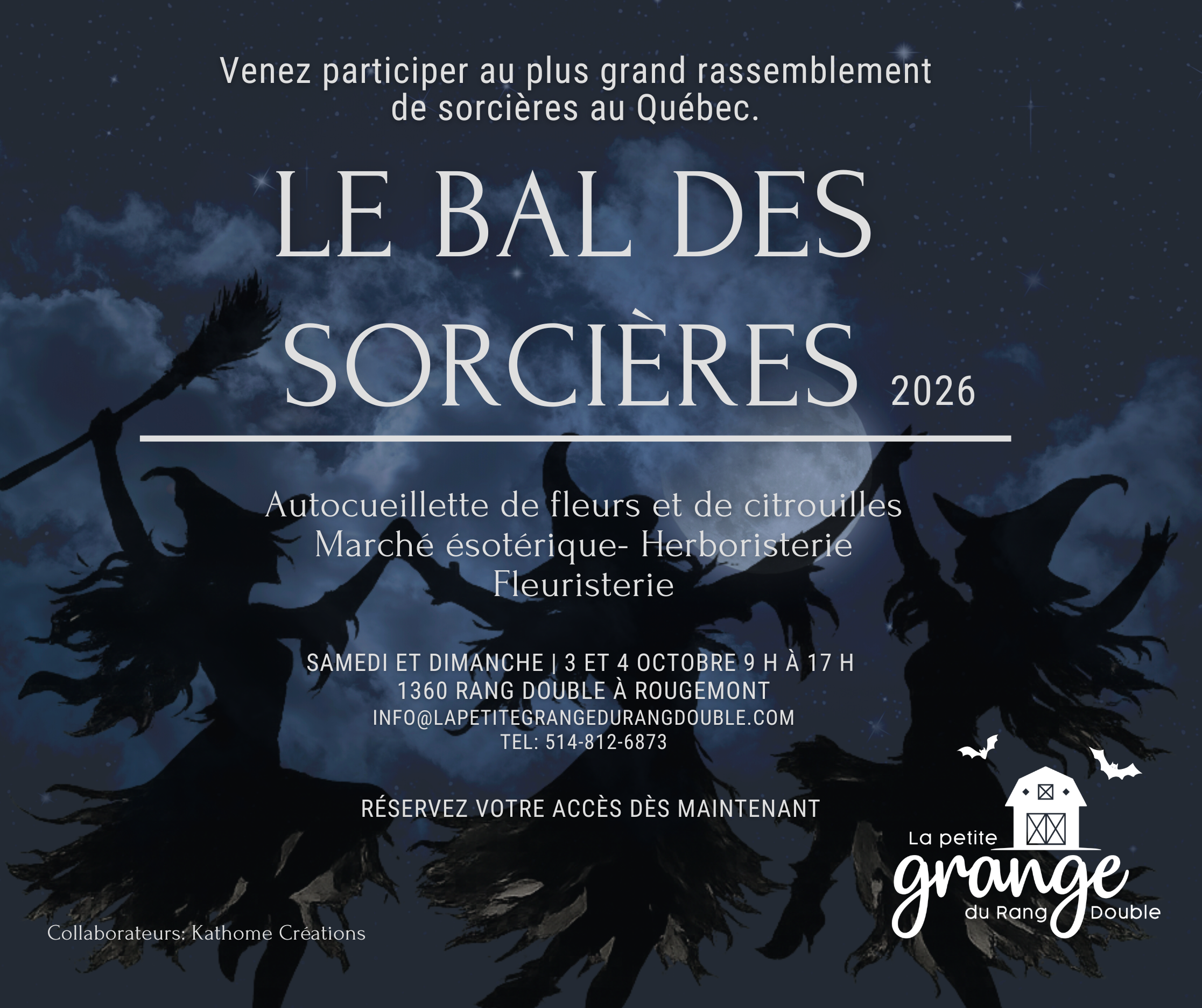 Billet Adulte pour le Bal des Sorcières